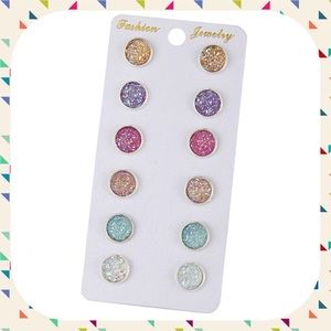 NWT 6 Sets of Stud Earrings